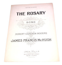 The Rosary - Robert Cameron Rogers &amp; James Francis McHugh - Sheet Music ... - $5.78