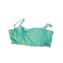 NWOT No boundaries Medium 7-9 teal Ruffle bandeau bikini top - $9.00