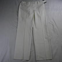 NEW Liz Claiborne 12 White Audra Straight Womens Dress Pants - £11.79 GBP