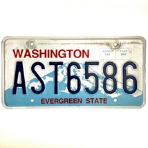  United States Washington Evergreen State Passenger License Plate AST6586 - $14.85 CAD