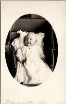 Highmore South Dakota Smiling Baby Boy in Pram Stroller Postcard U3 - £4.65 GBP