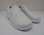 Nurse Mates Women&#39;s Slip-On Dove Slip-Resistant Work Shoes White Size 8.5W - $47.49