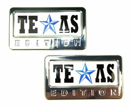 2 New Awesome Universal Texas Edition 3D Car Truck Emblem Decal Badge - £10.68 GBP