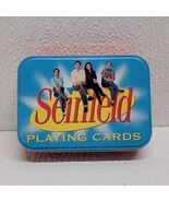 Seinfeld Deck Of Playing Cards In Metal Collectible Tin 2004 New Sealed! - $9.89