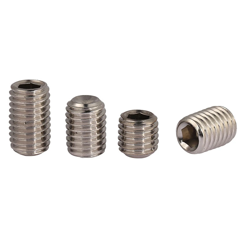 3pcs 5 16 24x1 4 1 unf thread sus304 stainless steel hexagon socket set screws with thumb200