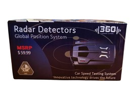 Car Radar Detector 360 Degree Monitoring, LED Display, Voice Alert - £5.74 GBP