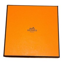 Authentic Hermes Paris empty gift display box wallet Set Book 5.5” x 5.5... - $42.06