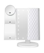 DenCert Makeup Mirror Vanity Mirror 1X-10X Magnification Touch Control W... - €4,88 EUR