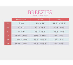 Breezies 3-Pack Seamless Shadow Stripe Brief- RAINSTORM, MEDIUM #A561733 - $19.79