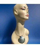 Sterling Silver 925 Deco Modernist Necklace 29 Gr Vintage ABALONE Reviva... - $5,218.58 MXN