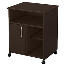 Contemporary Printer Stand Cart with Storage Shelves in Chocolate - €245,32 EUR