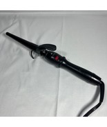 Wazor Curling Iron 1&quot;-1/2&quot; Tapered Wand Black Digital Adjustable Heat Mo... - $12.19