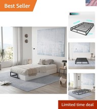 3000lbs Capacity Twin Box Spring - Low Profile Metal Foundation for Comfort - $100.49