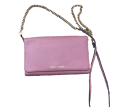New Vince Camuto Pink Leather Chain Bag Wallet $118 - £59.46 GBP