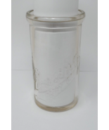 Lansing Dairy Embossed 12oz Cottage Cheese Glass Container Bottle Jar La... - £23.58 GBP