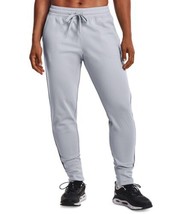 Under Armour Womens Rush Tricot Pants Size Medium Color Gray/Black - £47.56 GBP