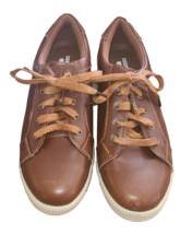 Deer Stags Shoes Men&#39;s 7 Brown Faux Leather Memory Foam. Look never worn. - $22.21