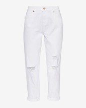 NWT TED BAKER 32 34 The Boyfriend jeans distressed rolled cuff cropped w... - £91.71 GBP