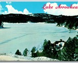 Winter View Lake Arrowhead California CA UNP Unused Chrome Postcard A13 - £2.32 GBP