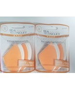 2 Pack REAL TECHNIQUES 4 Miracle Blotting Cushions &amp; Sponges &quot;RT-1493&quot;* ... - £3.74 GBP