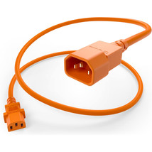 UNC Group PWRC13C1403FORG POWER CORD C13 - C14, 18AWG, 10AMP, 250V, SVT ... - $490.69 MXN