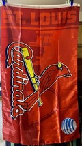2013 St Louis Cardinals Promotional SGA Red Flag AT&amp;T Sponsored Event 3’... - £10.29 GBP