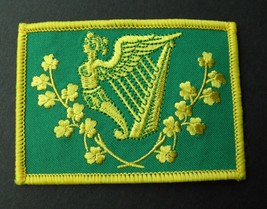 Ireland Irish Erin Go Bragh Embroidered World Flag Patch 3.5 X 2.5 Inches - £4.00 GBP