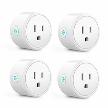 Smart Plug 4 Pack Bluetooth Wi Fi Smart Outlet for Smart Home Remote Con... - £48.12 GBP