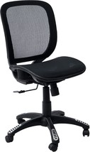 Ergomax Office Fully Meshed Ergonomic Height Adjustable Black, 42&quot; Max H... - $135.98