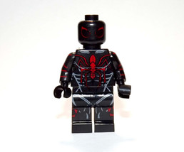 Building Block Spider-Man Dark Red suit Across the Spider-Verse Minifigure Custo - £4.78 GBP