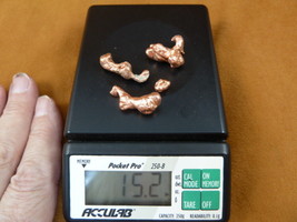 (R600-1-6) solid 15.2 grams Copper KEWEENAW element metal Michigan sculpture - £10.43 GBP