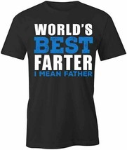 World&#39;s Best Farter T Shirt Tee Short-Sleeved Cotton Father Dad S1BSA454 - £14.11 GBP+