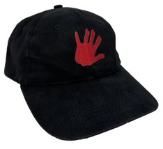 Hello Direct Hat Cap Snap Back Black Cotton Red Hand Logo Communication Head Set - £14.18 GBP