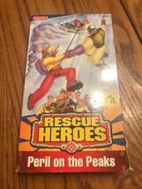 Rescue Heroes: Peril On The Peaks VHS 1999 Fisher Price Action Heros - $21.76