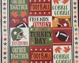 Set of 2 Same Plastic Placemats(12&quot;x17&quot;) FALL,THANKSGIVING,FOOTBALL PATC... - $13.85