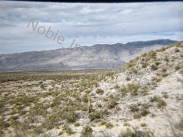 1957 Desert Mountains near Salton California Red-Border Kodachrome 35mm Slide - £4.37 GBP