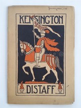 1924 JAN antique KENSINGTON pa GIRLS HIGH SCHOOL DISTAFF BOOK poetry sto... - £30.11 GBP