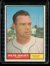 Vintage 1961 TOPPS Baseball Trading Card #158 PETE DALEY Washington Senators - £6.68 GBP