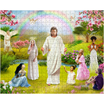 God Angel apparition of Jesus Christ Jigsaw Puzzle Christmas 500 piece boardgame - £31.89 GBP