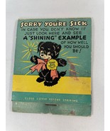 Vintage Hallmark Greeting Card Matchbook 1937 Get Well Soon - $19.00