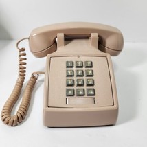 Western Electric Bell System 1500D Telephone Tan Gray RARE 12 Buttons 1968 Beige - £36.76 GBP