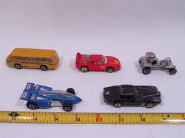 Vintage Mattel Hot Wheels 1979-88 Getty, Black Hawk, Ferrari, Red Baron - £18.62 GBP