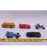Vintage Mattel Hot Wheels 1979-88 Getty, Black Hawk, Ferrari, Red Baron - $23.65