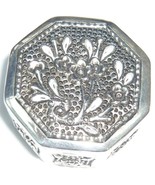 Thai Silver Octagonal Container - £16.94 GBP