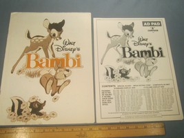 Movie Press Book 1982 BAMBI 23 pages AD PAD [Z106b] - $22.08