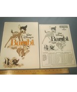 Movie Press Book 1982 BAMBI 23 pages AD PAD [Z106b] - £16.71 GBP