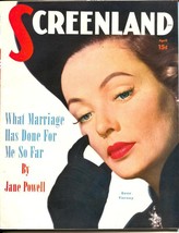 ScreenLand-Gene Tierney-Jane Powell-Janet Leigh-Ann Blyth-April-1950 - £175.57 GBP