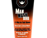 GIBS Man Wash BHB 3 Way Shower Beard, Hair &amp; Body Wash 3.25 oz - $15.79