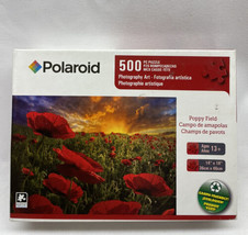 New - Polaroid Poppy Field Jigsaw Puzzle Photography Art 500 Pc - $6.55