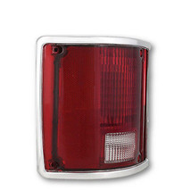 73-91 Chevy &amp; GMC Truck L LH Tail Light Lens w/ Aluminum Trim Assembly Chevrolet - £25.13 GBP